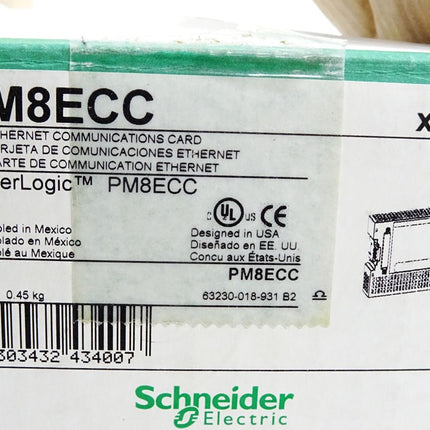 Schneider Electric PM8ECC PowerLogic Ethernet Communications Card / Neu OVP