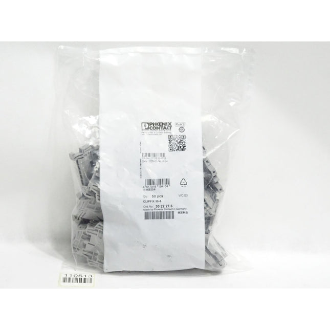 Phoenix Contact 3022276 Inhalt:50 Stück CLIPFIX 35-5 Endhalter / Neu OVP - Maranos.de
