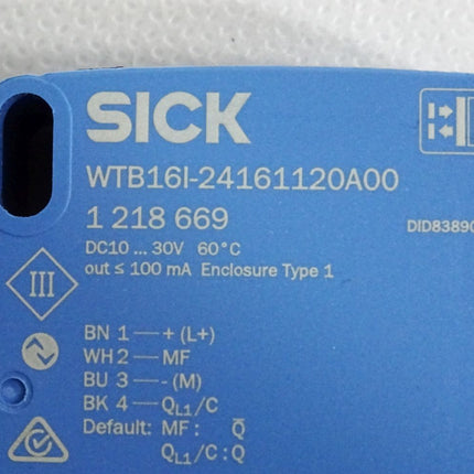 Sick 1218669 WTB16I-24161120A00 Reflexions-Lichttaster / Unbenutzt