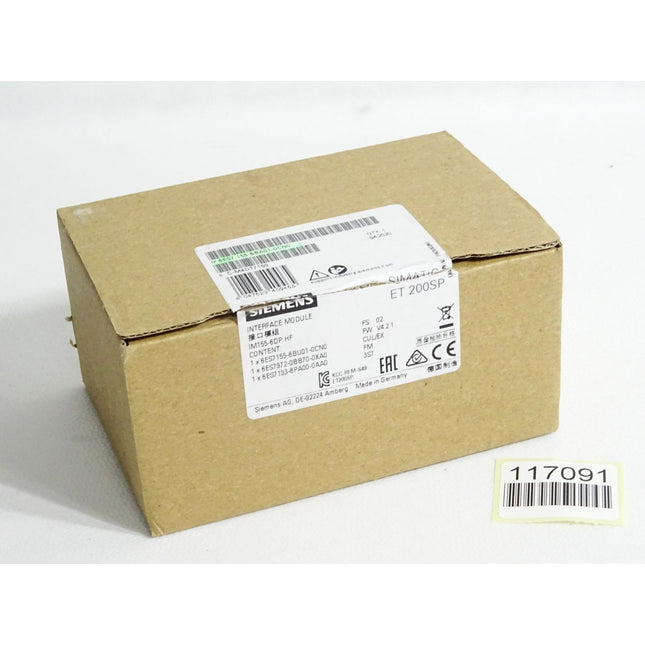 Siemens ET200SP IM155-6 DP HF 6ES7155-6BA01-0CN0 6ES7 155-6BA01-0CN0 / Neu OVP