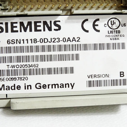 Siemens Simodrive 611 Regelungseinschub 6SN1118-0DJ23-0AA2 Version B