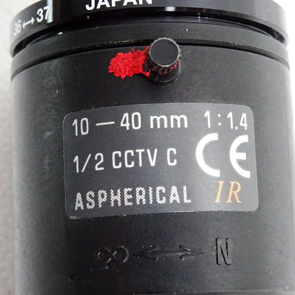 Tamron Aspherical Objektiv 10-40mm 1:1.4 1/2 CCTV C - Maranos.de