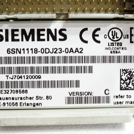 Siemens Simodrive 611 Regelungseinschub 6SN1118-0DJ23-0AA2 Version C