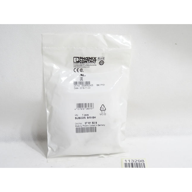 Phoenix Contact 2761509  SUBCON 9/M-SH D-SUB-Busstecker / Neu OVP - Maranos.de