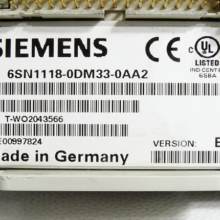 Siemens Simodrive 611 Digital Regelungseinschub 6SN1118-0DM33-0AA2 Version B