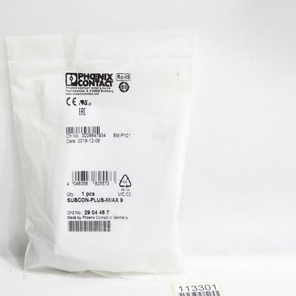 Phoenix Contact 2904467  SUBCON-PLUS-M/AX 9 D-SUB-Busstecker / Neu OVP - Maranos.de