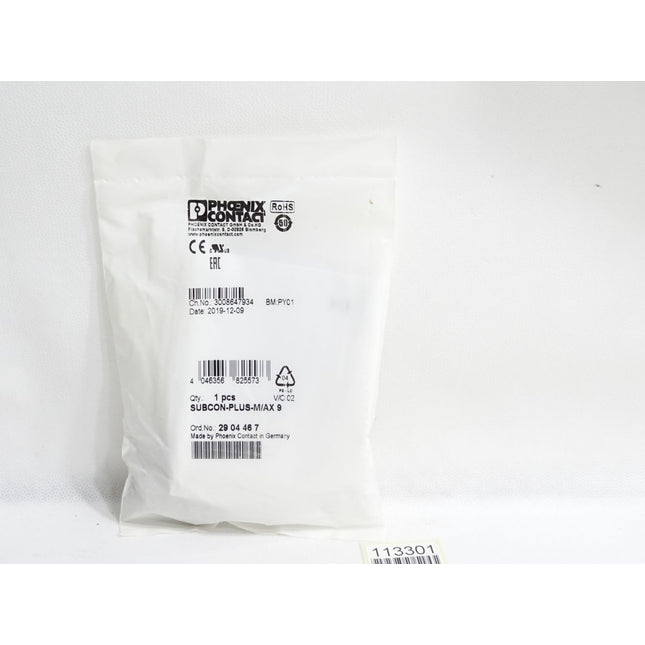 Phoenix Contact 2904467  SUBCON-PLUS-M/AX 9 D-SUB-Busstecker / Neu OVP - Maranos.de