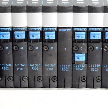 Festo Ventilinsel 187622 165811 CPV14-GE-DIO1-8 18210 CPV-14-VI + 161360+161362