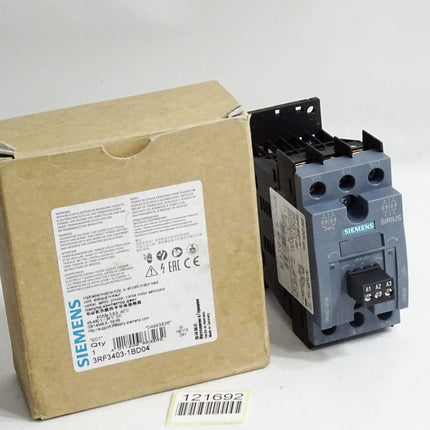 Siemens Halbleitermotorschütz 3RF3403-1BD04 / Neu OVP
