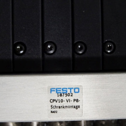 Festo Ventilinsel 187502 + 165809 CPV10-GE-DIO1-8 + 18200 CPV-10-VI + 161414