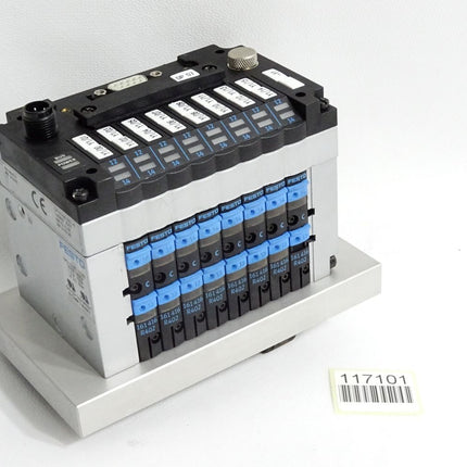 Festo Ventilinsel 165809 CPV10-GE-DIO1-8 + 18200 CPV-10-VI + 161416