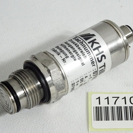 KHS Till 0715-501-058/C22 -1…+9bar 4…20mA Pressure Transmitter / Unbenutzt