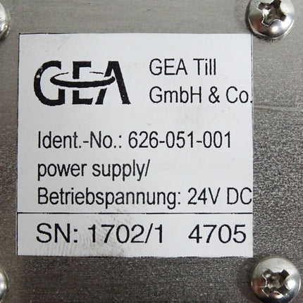 GEA Till Ventil 626-051-001 / Unbenutzt