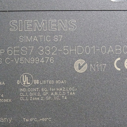 Siemens S7-300 SM332 6ES7332-5HD01-0AB0 6ES7 332-5HD01-0AB0 - Maranos.de