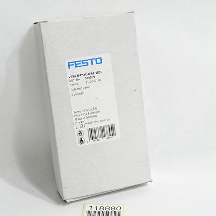 Festo Magnetventil VSVA-B-P53C-H-A1-1R5L 534559 / Neu OVP - Maranos.de