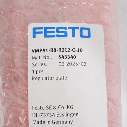 Festo Reglerplatte VMPA1-B8-R2C2-C-10 543340 / Neu OVP - Maranos.de