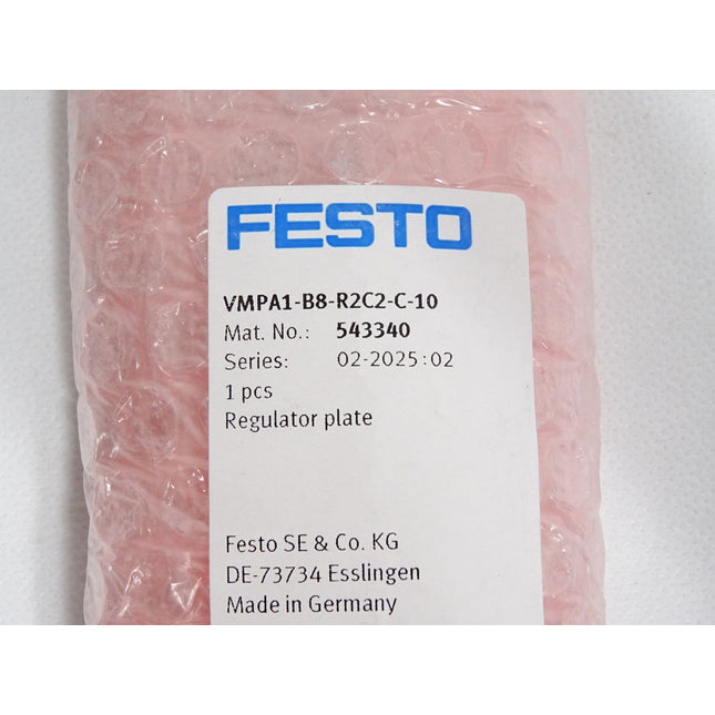 Festo Reglerplatte VMPA1-B8-R2C2-C-10 543340 / Neu OVP - Maranos.de