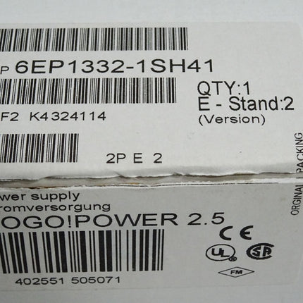 Siemens Logo! Power 6EP1332-1SH41 / Neu OVP - Maranos.de