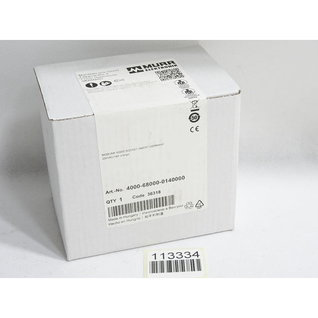 Murr Elektronik 4000-68000-0140000 Steckdoseneinsatz DE / Neu OVP versiegelt - Maranos.de