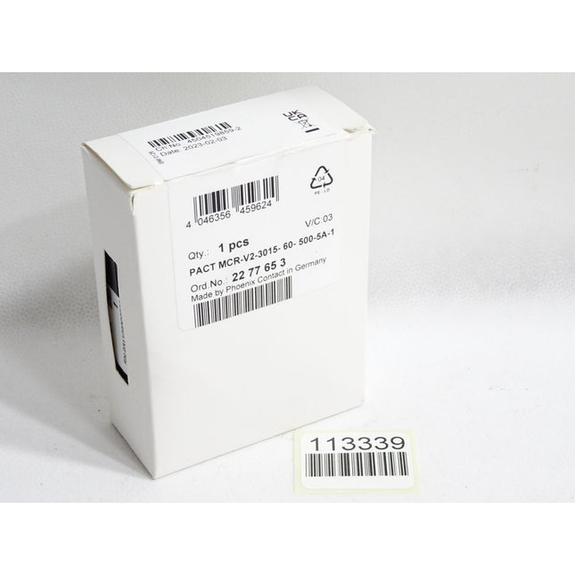 Phoenix Contact 2277653 PACT MCR-V2-3015- 60- 500-5A-1 / Neu OVP - Maranos.de