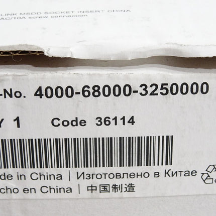 Murr Elektronik 4000-68000-3250000 Steckdoseneinsatz China / Neu OVP - Maranos.de