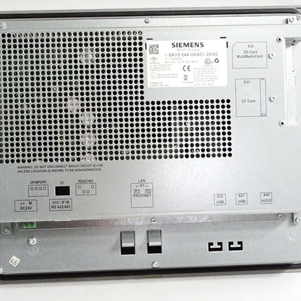 Siemens MP377 12" Touchpanel 6AV6644-0AA01-2AX0 6AV6 644-0AA01-2AX0