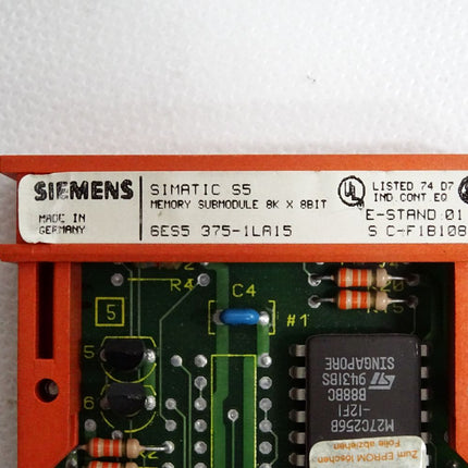Siemens Memory module 375 CMOS-EPROM 8 KB 6ES5375-1LA15 6ES5 375-1LA15