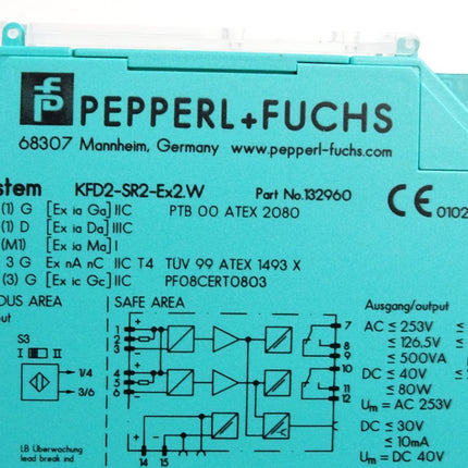 Pepperl+Fuchs 132960 Schaltverstärker KFD2-SR2-Ex2.W - Maranos.de