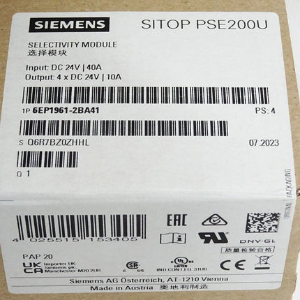 Siemens Sitop PSE200U 6EP1961-2BA41 / Neu OVP versiegelt