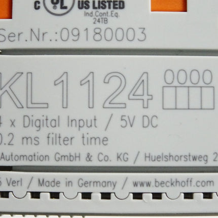Beckhoff KL1124 digitale Eingangsklemme - Maranos.de
