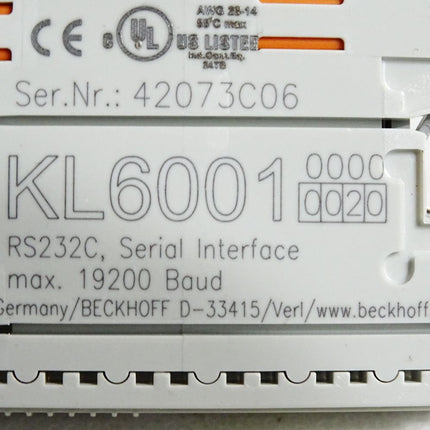 Beckhoff KL6001 0020 serielle Schnittstelle - Maranos.de