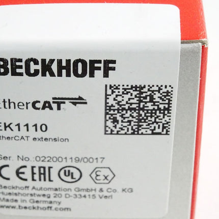 Beckhoff EK1110 EtherCAT-Verlängerung / Neu OPV versiegelt - Maranos.de