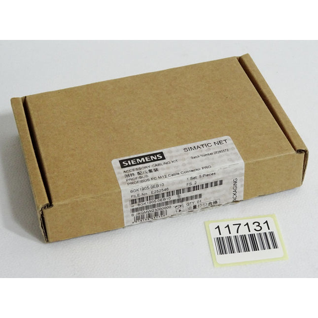 Siemens Connector Profibus M12 6GK1905-0EB10 / Inhalt:4 Stück / Neu OVP