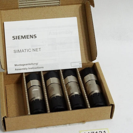 Siemens Connector Profibus M12 6GK1905-0EB10 / Inhalt:4 Stück / Neu OVP