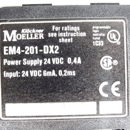 Moeller Set EM4-201-DX2 EM4-101-AA101 PS4-201-MM1 PS4-151-MM1 PS4-341-MM1 Defekt