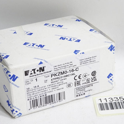 Eaton Motorschutzschalter PKZM0-16-C XTPR016BC1NL / Neu OVP - Maranos.de