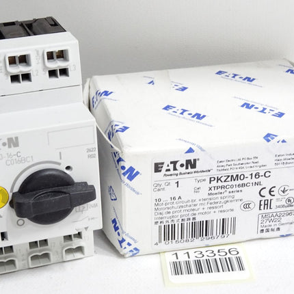 Eaton Motorschutzschalter PKZM0-16-C XTPR016BC1NL / Neu OVP - Maranos.de