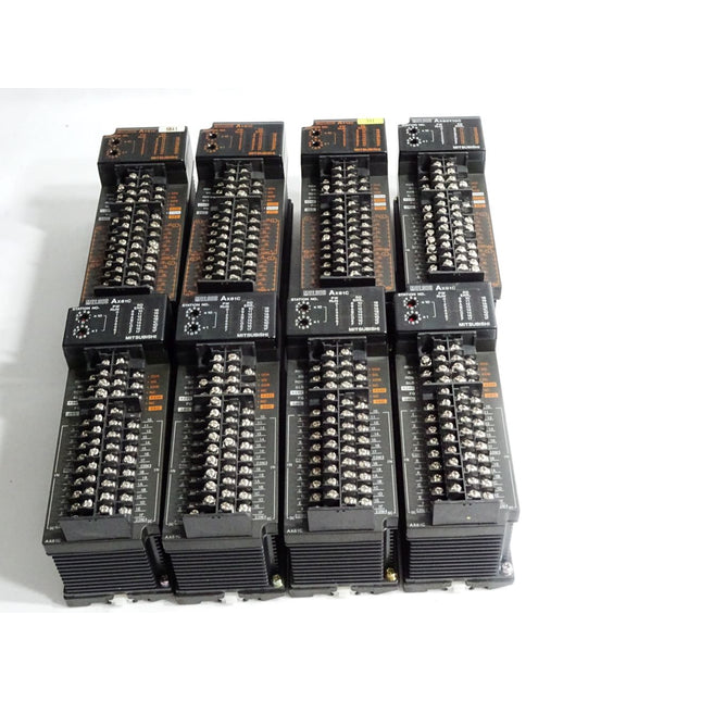 Mitsubishi Melsec Set 4x AX81C + 2x AY81C + AY13C + AX80Y10C - Defekt