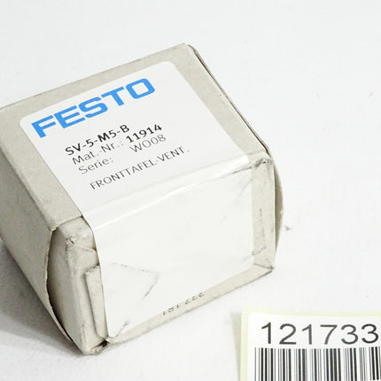 Festo Fronttafel-Ventil 11914 SV-5-M5-B / Neu OVP versiegelt