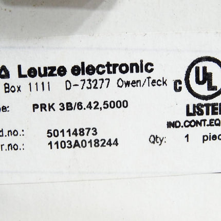 Leuze electronic 50114873 PRK3B/6.42,5000 Reflexions-Lichtschranke / Neu OVP - Maranos.de