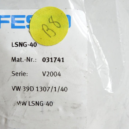 Festo Lagerbock 031741 LSNG-40 / Neu OVP