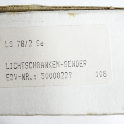 Leuze electronic 50000229 LS78/2 SE Lichtschranke Sender / Neu OVP - Maranos.de