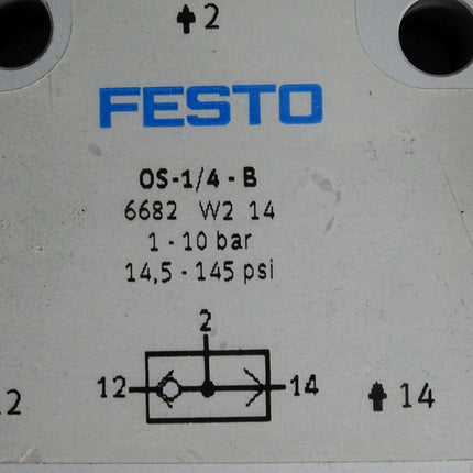 Festo ODER-Glied 6682 OS-1/4-B / Neu