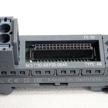 Siemens ET200SP Base Unit 6ES7193-6BP20-0BA0 6ES7 193-6BP20-0BA0