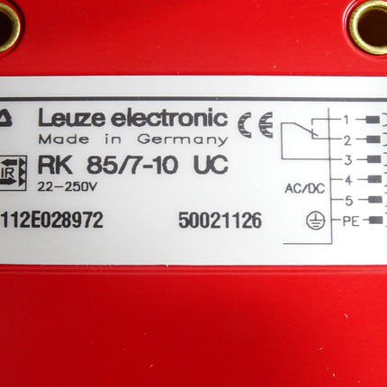 Leuze electronic RK85/7-10UC 50021126 Reflexions-Lichtschranke / Neu OVP - Maranos.de