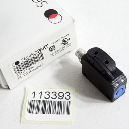 Sensopart Lichtleitersensor 551-71002 FL20R-NSM4 / Neu OVP - Maranos.de