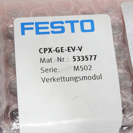Festo 533577 Verkettungsblock CPX-GE-EV-V / Neu OVP