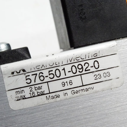 Rexroth Mecman Wegeventil 576-501-092-0 / Unbenutzt mit Lagerspuren