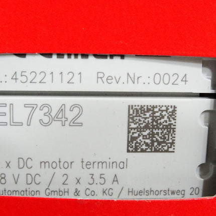 Beckhoff EL7342 Rev.0024 EtherCAT  2-Kanal-Motion-Interface / Neu OVP versiegelt - Maranos.de