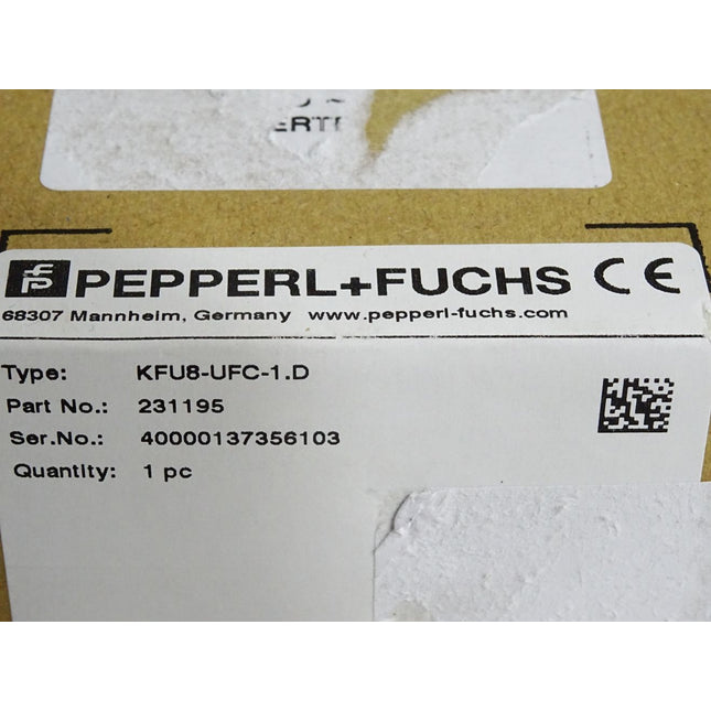 Pepperl+Fuchs 231195 KFU8-UFC-1.D Frequenzmessumformer / Neu OVP versiegelt